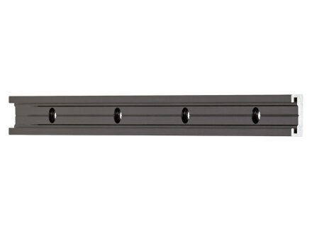 N drylin® guide rail, size 17, anti-reflection / Length 2000mm