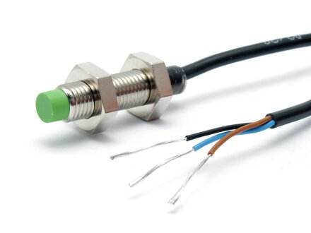 Induktiver Näherungsschalter Sensor M5 10-30 Volt NO 1mm M5 Edelstahl 