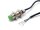 Induktiver Sensor IP67 mit 5m Kabel, PNP Öffner (NC), M12 Metallgewinde, nicht bündig, Schaltabstand 8mm