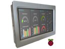 Touchberry PI 10.1 4B (Panel PC Industrial EMC Aluminum - Raspberry PI 4B Included + 16Gb µSD Card without OS)