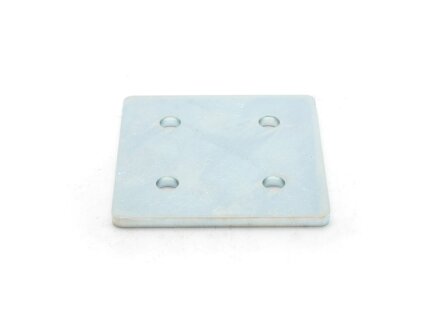 Connector plate I-type groove 8, 80x80mm, 5mm steel galvanized