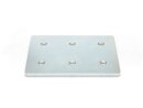 Connector plate I-type groove 8, 80x120mm, 5mm steel...