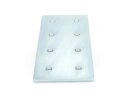 Connector plate I-type groove 8, 80x160mm, 5mm steel galvanized