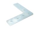 Connector plate I-type groove 8 40x160x160mm, 5mm steel galvanized