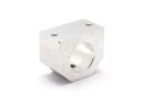 Compact aluminum housing for linear bearings, 30mm