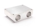 Compact aluminum housing for linear bearings, Quattro, 16mm