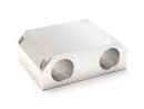 Compact aluminum housing for linear bearings, Quattro, 16mm