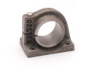 Cast housing for linear bearings, closed, adjustable, 20mm