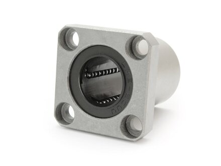 Linear bearing with square flange LMEKxxUU, version selectable