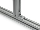 Ángulo de aluminio anodizado 30x30 Longitud de la pata (L): 30 mm