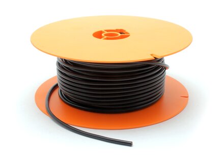 Kabel LiFY, zwart, 2,5 mm, ring, lengte kan worden geselecteerd