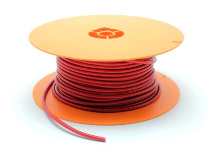 Kabel LiFY, rood, 2,5 mm, ring, lengte kan worden geselecteerd