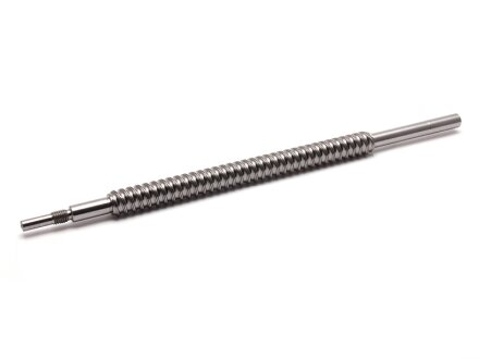 Ball screw, Ø16mm, pitch 2.5mm, 2-sided end machining, according to drawing TE2305, length selectable