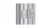 Centreerbout, sleuf 8, kunststof PA, voor aluminium combischarnier