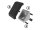 Abdeckkappe flach , für Winkel Nut 8, 28x28x28mm, Radius 2, Seitenwände Stirnseitig 2,9 mm