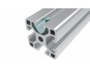 Sliding block, 10.5x6.3mm, pivotable, slot 6, M4, l=17mm, spring ball, galvanized steel