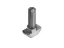 T-head screw, M6x25, slot 8, web height 3.0mm, steel, galvanised