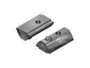 Sliding block, 12.9x7.2mm, pivotable, slot 8, guide bar, M4, l=22mm, spring ball, galvanized steel