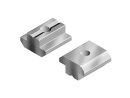Sliding block, 19.5x10.6mm, slot 10, guide bar 4.1mm, M8, l=20mm, galvanized steel
