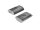 Sliding block, 11.6x4.6mm, pivotable, slot 8, guide bar, M4, l=16mm, galvanized steel