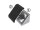 Abdeckkappe flach, für Aluminium Winkel, 42x42x42mm, Kunststoff PA, schwarz