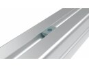 Sliding block, 13.1x5.3mm, pivotable, slot 11, guide bar, M6, l=22mm, spring plate, galvanized steel