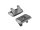 Sliding block, 14.5x6.2mm, pivotable, slot 10, guide bar, M5, l=22mm, spring plate, galvanized steel
