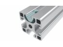 Sliding block, 20.3x10.0mm, pivotable, slot 12, guide bar, M12, l=34.5mm, spring ball, galvanized steel
