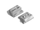 Sliding block, 19.5x10.6mm, slot 10, guide bar, M5, l=20mm, spring ball, galvanized steel
