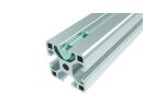 Double sliding block, 10.5x6.3mm, pivotable, slot 6, 2xM6, l=28mm, a=19mm, galvanized steel