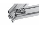 Verstekverbinder 30 ° -90 °, sleuf 10, voor profiel 45, staal, verzinkt, inclusief sleufmoer en draadstift