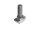 T-head screw, M6x40, slot 8, web height 1.5mm, stainless steel