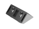 Angle connector 45°, 20x40mm, slot 5, die-cast...
