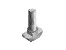 T-head screw, M6x60, slot 10, web height 3mm, stainless steel