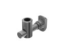 Central connector, slot 8 to 10, with 90° hammer, galvanized steel