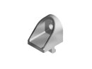 Clamping bracket, 27x27x24mm, hole for screw M6, I-type slot 6, die-cast zinc, bright