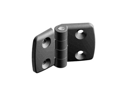 Plastic combination hinge 35.40, not detachable, dimensions A1/A2 20.0/22.5mm