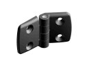 Plastic combination hinge 45.45, not detachable, groove 10, dimension A1/A2 25.0mm