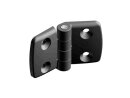 Plastic combination hinge 40.45, not detachable, dimensions A1/A2 22.5/25.0 mm