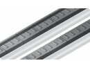 Elemento de rodillo 80x40x18mm, para ranura 8-10, con tope, pasador, PA, 3 rodillos, POM