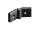 Heavy-duty plastic hinge, 40x40, each with 2 centering...