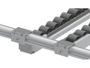 Hanging bracket with stop, ST D28, galvanized steel