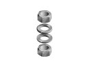 Mounting kit for Duckfoot 20, consisting of: 2x nut DIN934, stainless steel, 2x washer DIN125, stainless steel