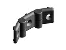 Plastic hinge, 32x100.4mm, for 40 profile, double hinge