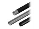 Barra de manillar para manilla de sistema, aluminio, d = 30, t = 1 mm, l = 70 mm, anodizado plateado