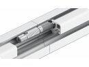 Automatic butt connector, groove 6, steel, galvanized, consisting of: cutting sleeve with through hole, thread cutting sleeve with internal thread, screw DIN912, M5x45