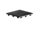 Channel cover cap, 120x160mm, t=4mm, r=4mm, 14 support...