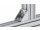 Bracket, 88x86x86mm, for M8, without groove, die-cast aluminium, bright