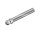 Threaded rod, with ball 22mm, M24x85, wrench size 24, galvanized steel