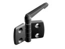 Plastic combination hinge with clamping lever 40.40, not detachable, slot 10, dimension A1/A2 22.5mm